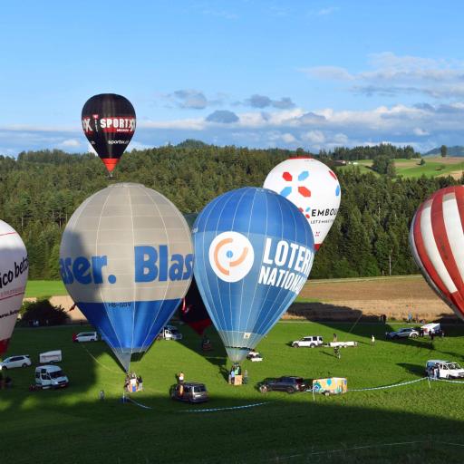 Heissluftballon Massenstart
