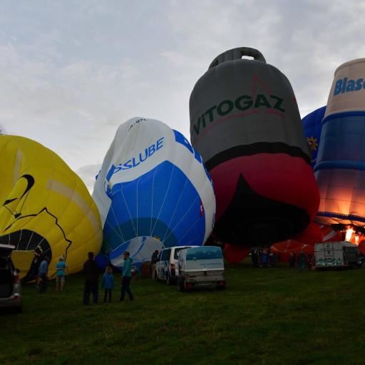 Heissluftballon Nightglow