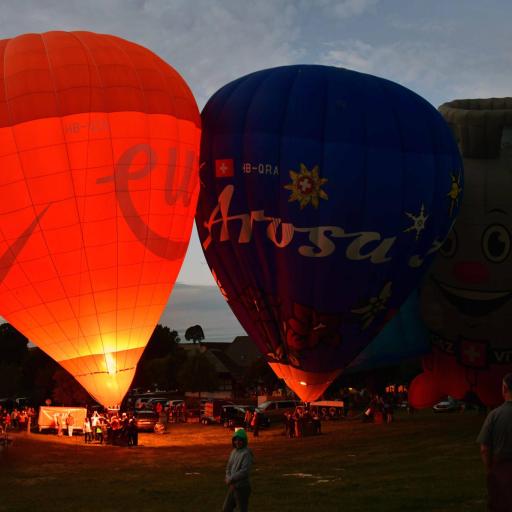 Heissluftballon Nightglow
